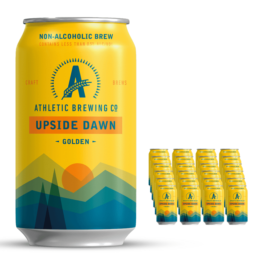 Athletic Brew Co. Upside Dawn Golden Ale 355mL - Athletic Brewing Co. - Craftzero