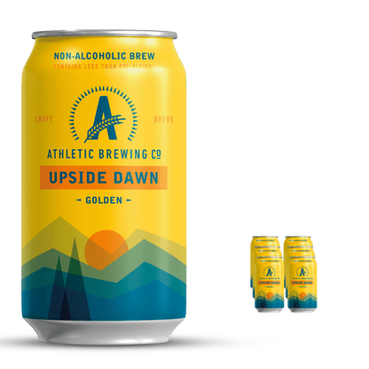 Athletic Brew Co. Upside Dawn Golden Ale 355mL - Athletic Brewing Co. - Craftzero