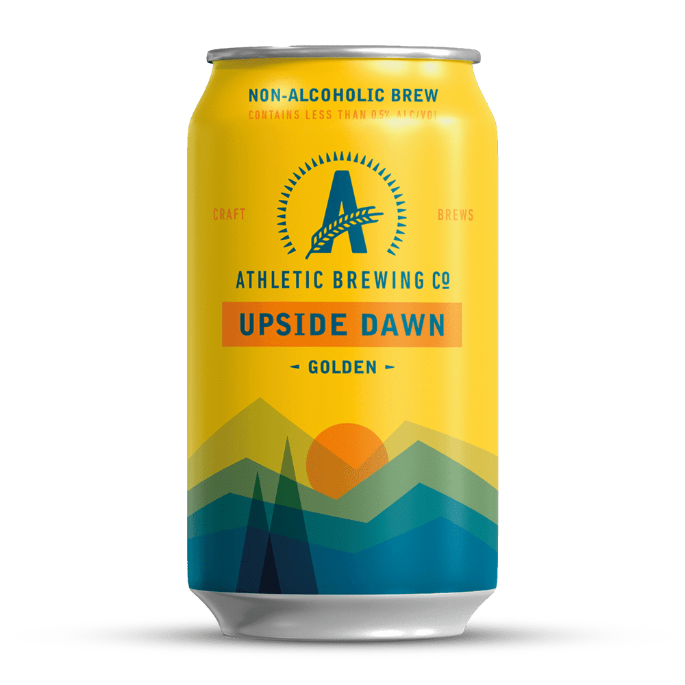 Athletic Brew Co. Upside Dawn Golden Ale 355mL - Athletic Brewing Co. - Craftzero