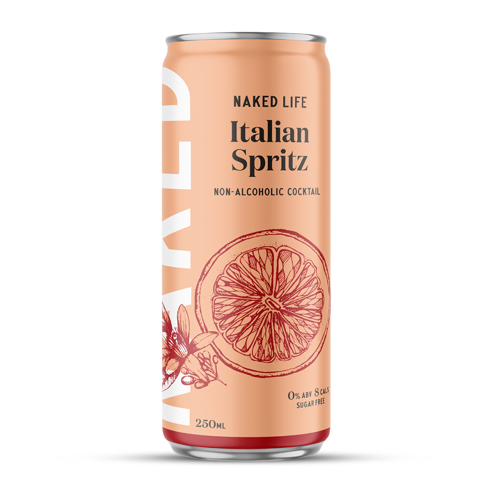 Naked Life Non Alcoholic Italian Spritz 250mL - Naked Life - Craftzero