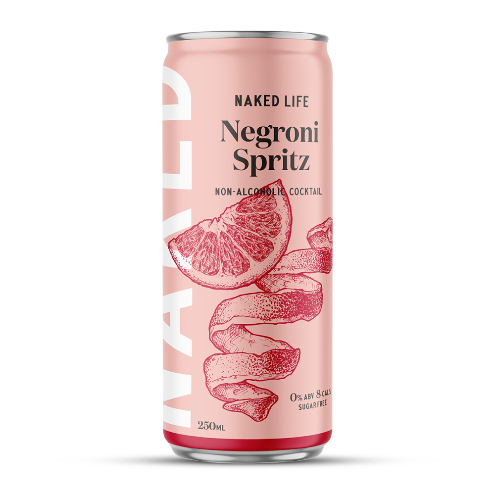 Naked Life Non Alcoholic Negroni Spritz 250mL - Naked Life - Craftzero