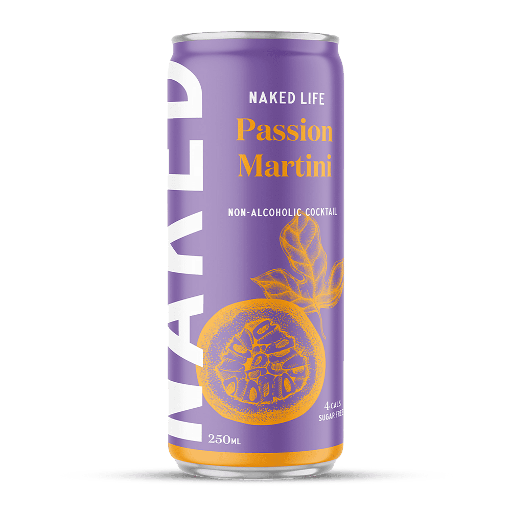 Naked Life Non-Alcoholic Passion Martini 250mL - Naked Life - Craftzero