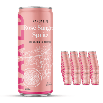 Naked Life Non Alcoholic Rosé Sangria Spritz 250mL - Naked Life - Craftzero