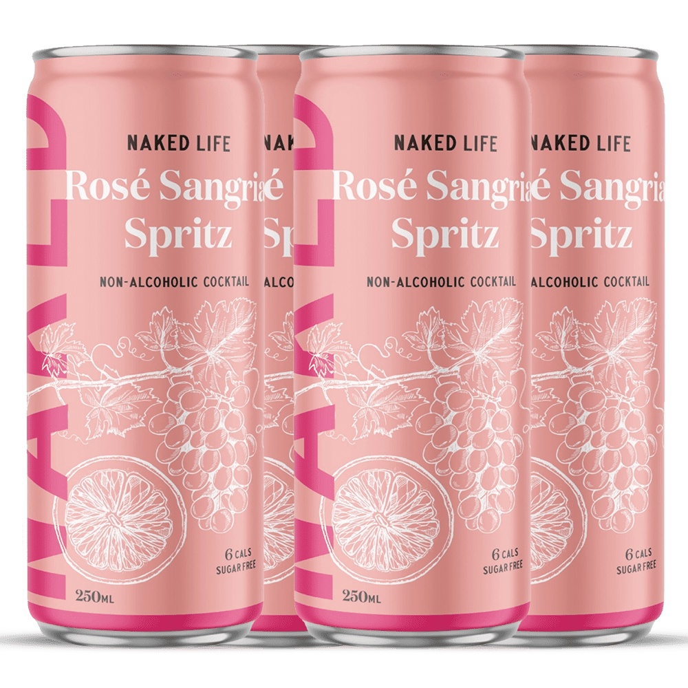 Naked Life Non Alcoholic Rosé Sangria Spritz 250mL - Naked Life - Craftzero