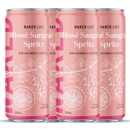 Naked Life Non Alcoholic Rosé Sangria Spritz 250mL - Naked Life - Craftzero