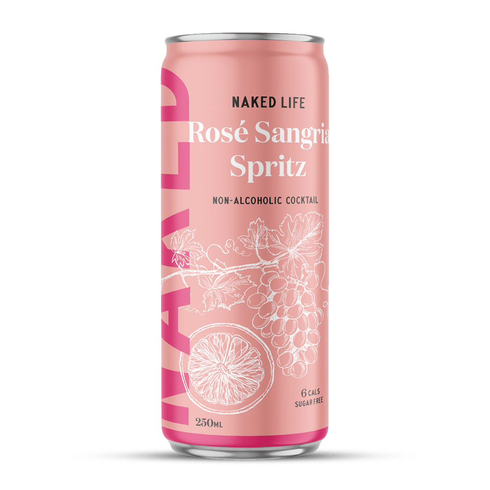 Naked Life Non Alcoholic Rosé Sangria Spritz 250mL - Naked Life - Craftzero