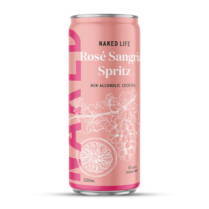 Naked Life Non Alcoholic Rosé Sangria Spritz 250mL - Naked Life - Craftzero