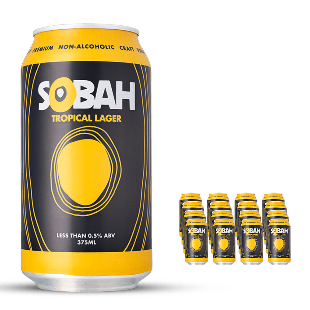 Sobah Tropical Lager 375mL - Sobah Beverages - Craftzero