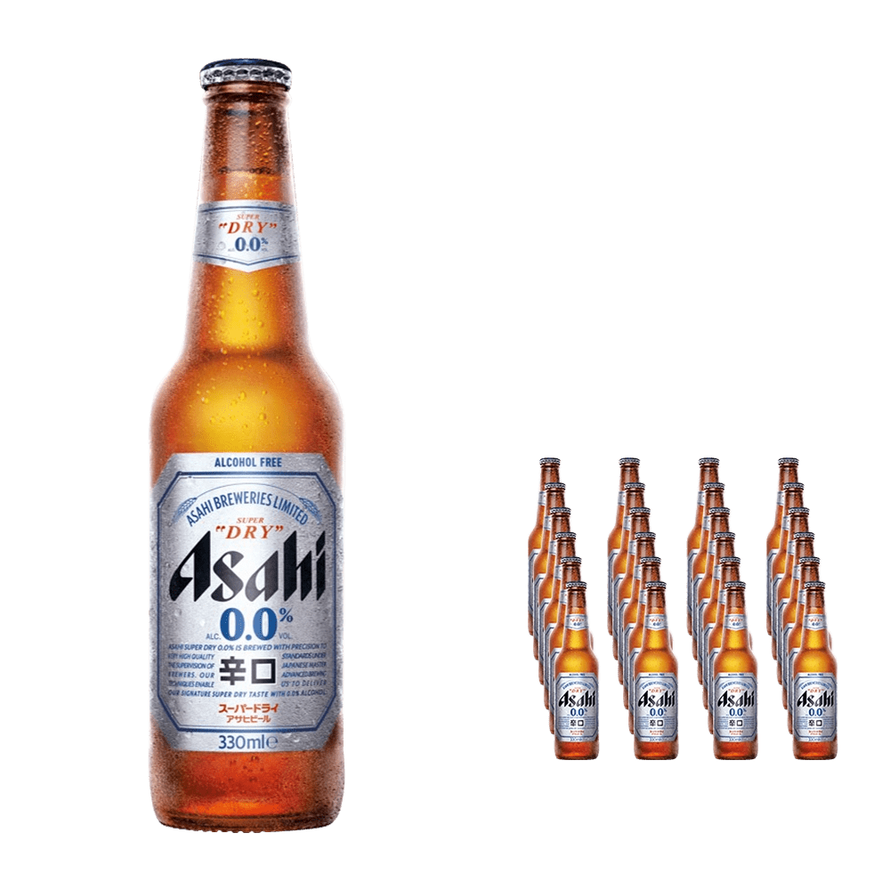 Asahi Super Dry 0.0% Bottle 330mL | Asahi Breweries | Craftzero