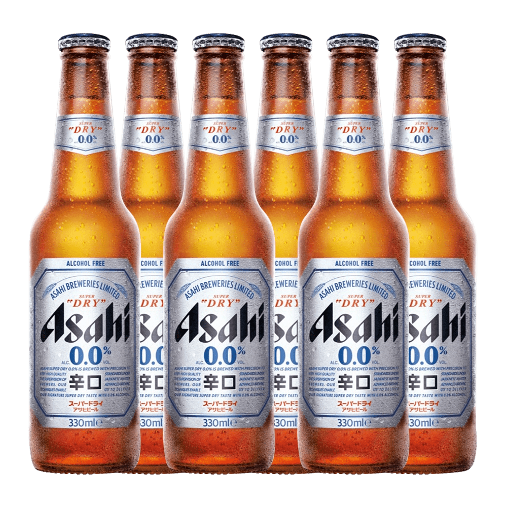 Asahi Super Dry 0.0% Bottle 330mL | Asahi Breweries | Craftzero