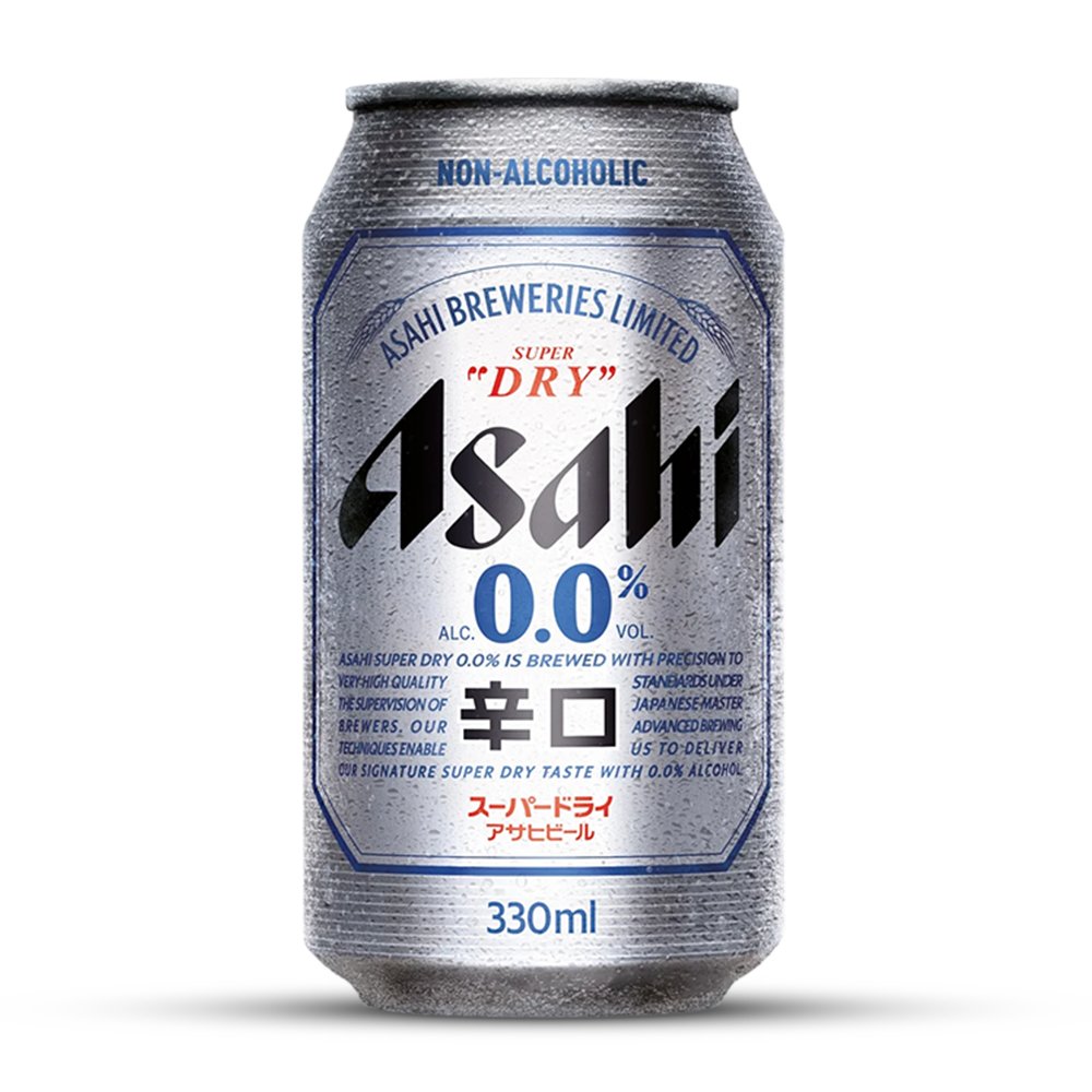 Asahi Super Dry 0.0% Can 330mL | Asahi Breweries | Craftzero