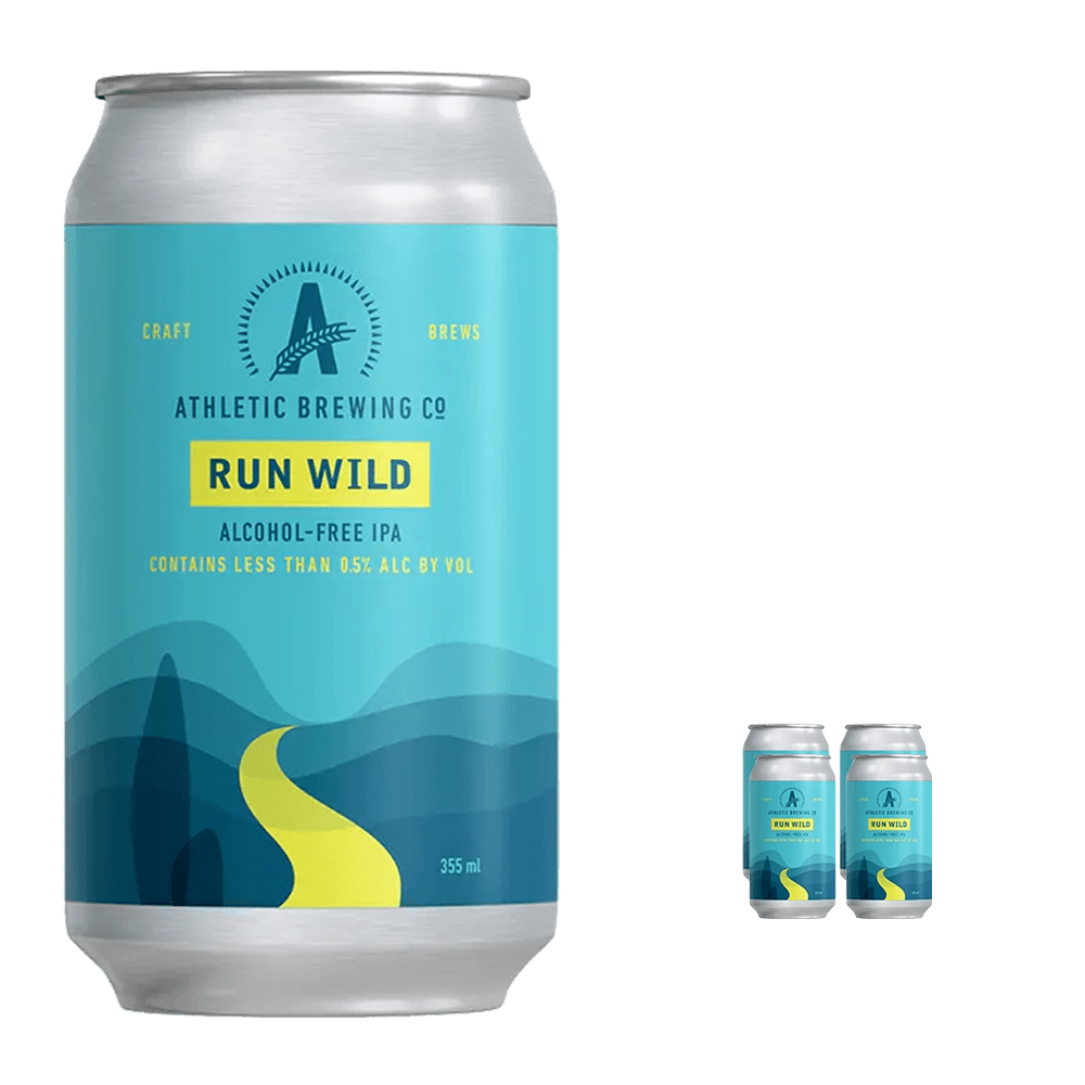 Athletic Brew Co. Run Wild IPA 355mL | Athletic Brewing Co. | Craftzero