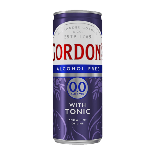 Gordons Alcohol Free Gin With Tonic And Lime 250mL | Gordons | Craftzero