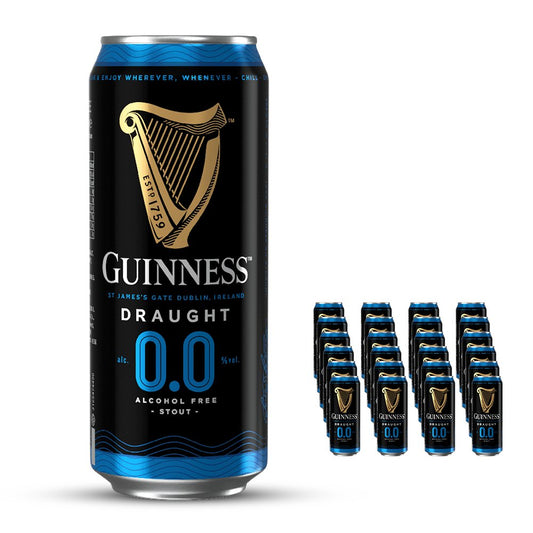 Guinness 0.0 Non - Alcoholic Stout (24 Pack) | Guinness | Craftzero