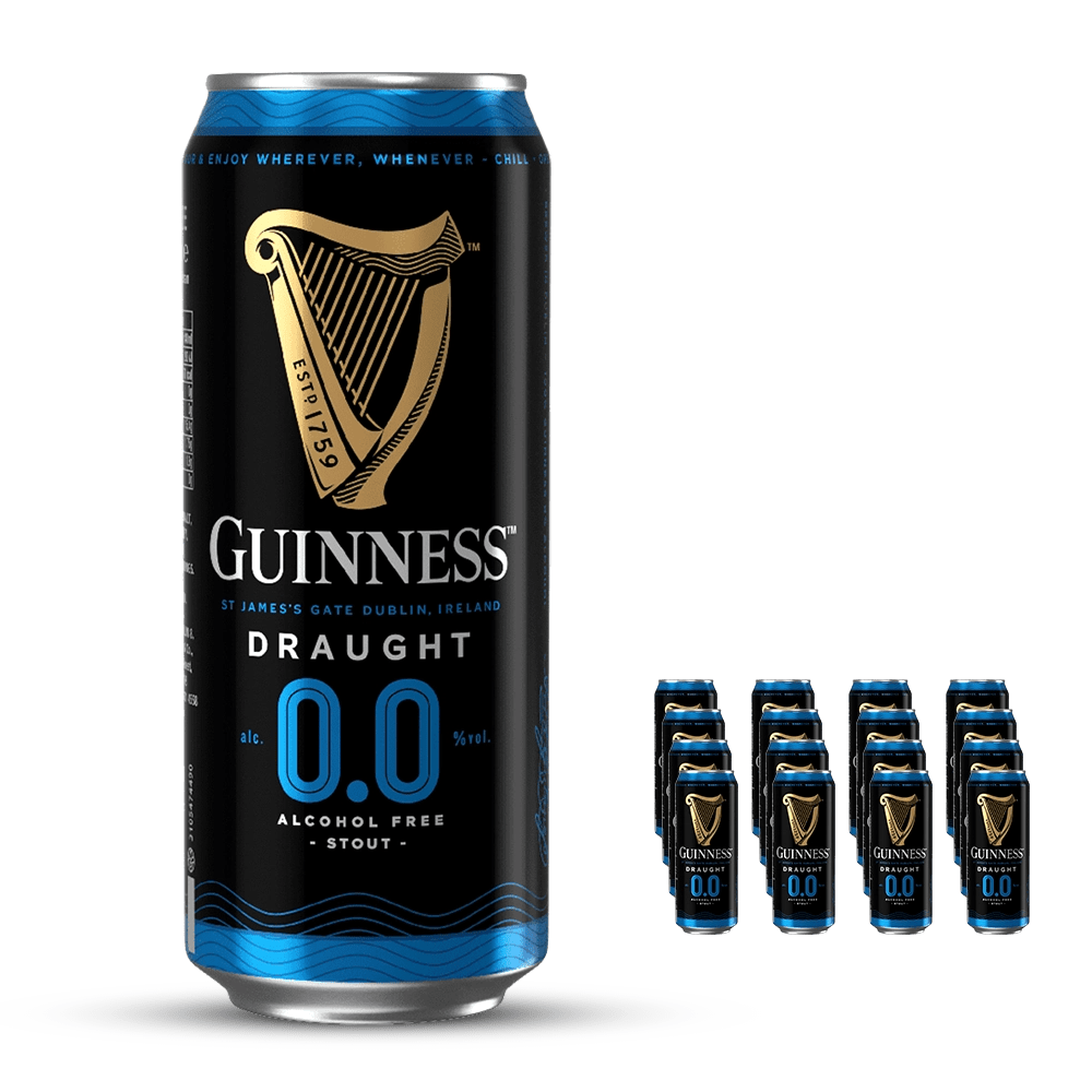 Guinness 0.0 Non - Alcoholic Stout 440mL | Guinness | Craftzero