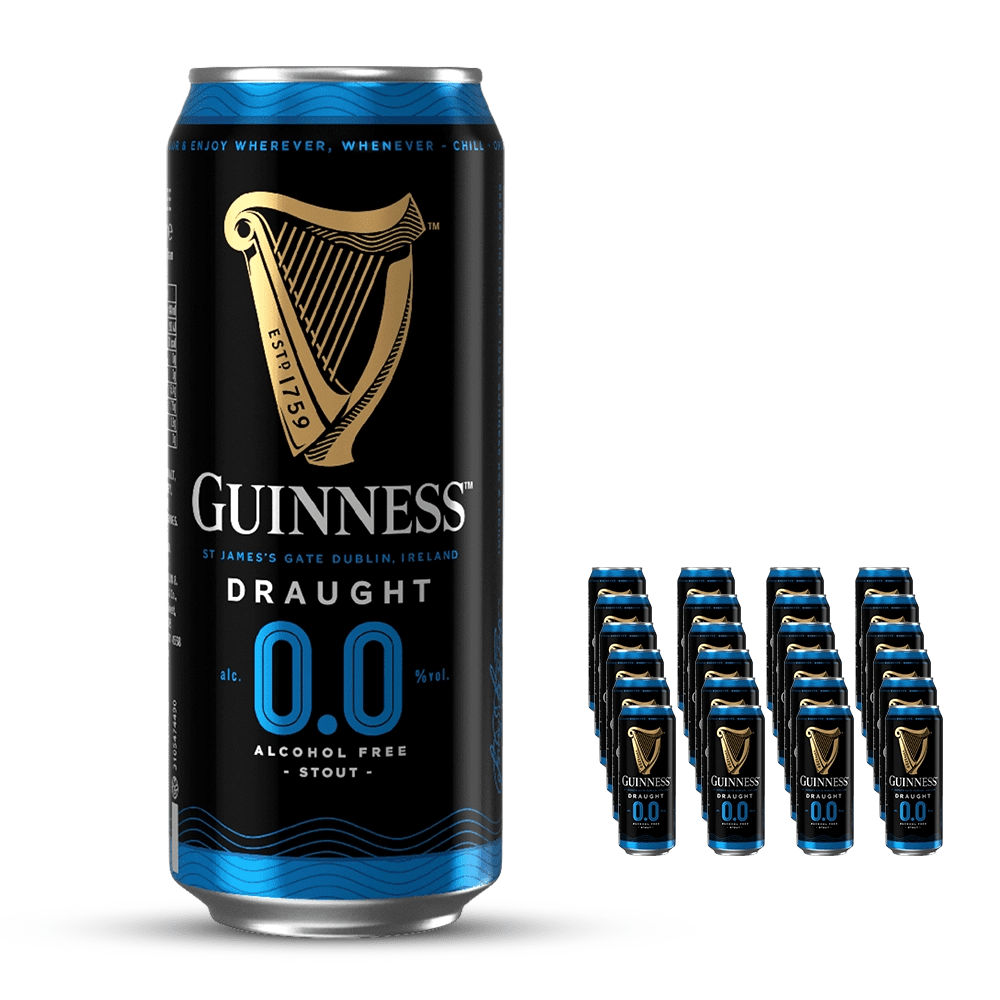 Guinness 0.0 Non - Alcoholic Stout 440mL | Guinness | Craftzero