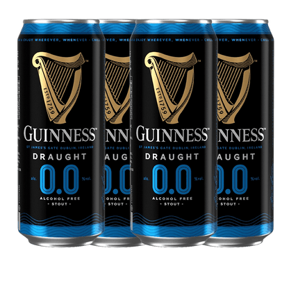 Guinness Draught 0.0 Non - Alcoholic Stout 440mL | Guinness | Craftzero