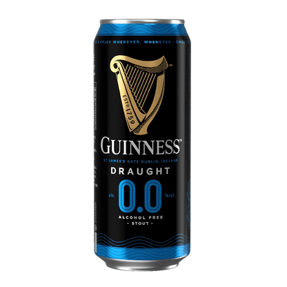 Guinness Draught 0.0 Non - Alcoholic Stout 440mL | Guinness | Craftzero