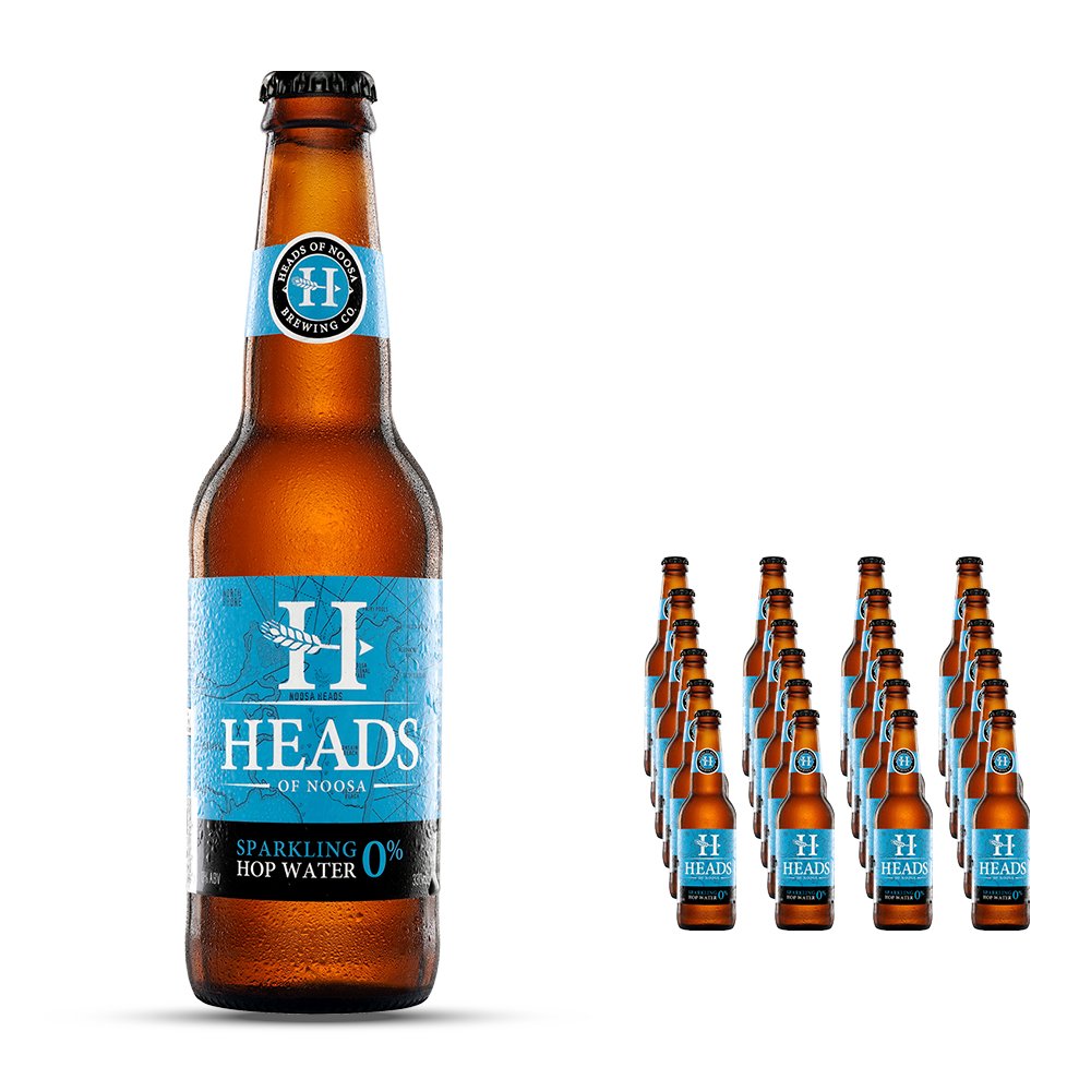 Heads of Noosa Sparkling Hop Water 330mL | Hop Valley | Craftzero