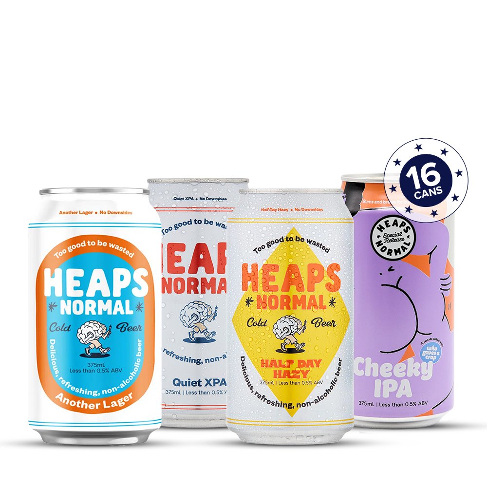 Heaps Normal Ultimate Sampler Pack (16) | XPA, Hazy, IPA & Lager | Heaps Normal | Craftzero