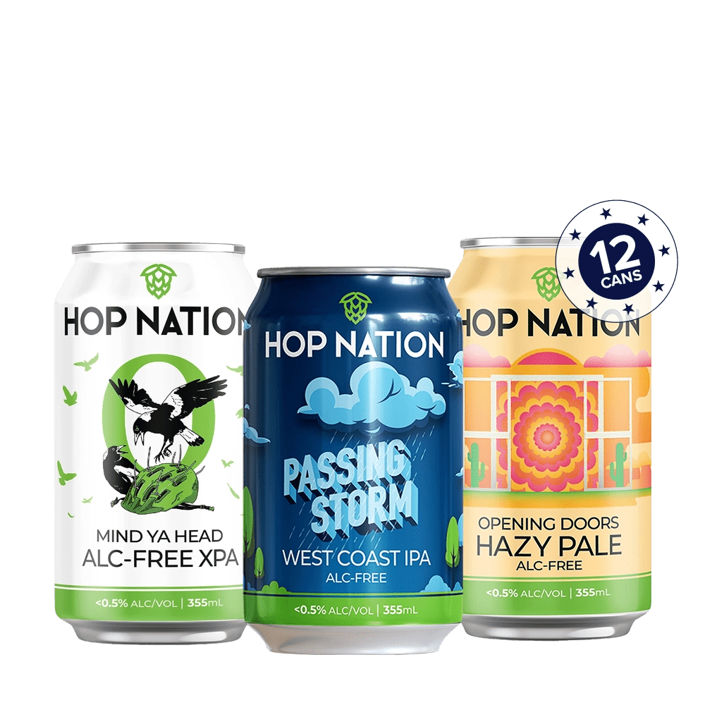 Hop Nation Craft Selection: Passing Storm, Opening Doors & Mind Ya Head | Hop Nation Brewing Co. | Craftzero