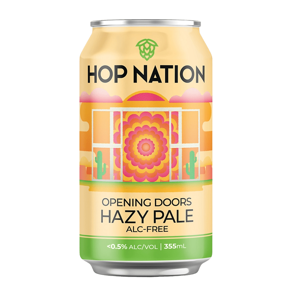 Hop Nation Opening Doors Hazy Pale Ale 355mL | Hop Nation Brewing Co. | Craftzero