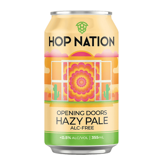 Hop Nation Opening Doors Hazy Pale Ale 355mL | Hop Nation Brewing Co. | Craftzero