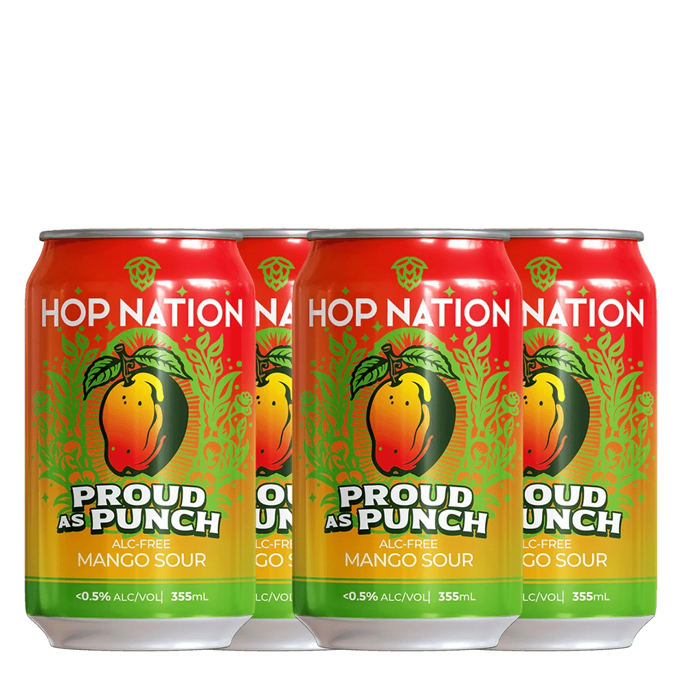 Hop Nation Proud As Punch Mango Sour 355mL | Hop Nation Brewing Co. | Craftzero