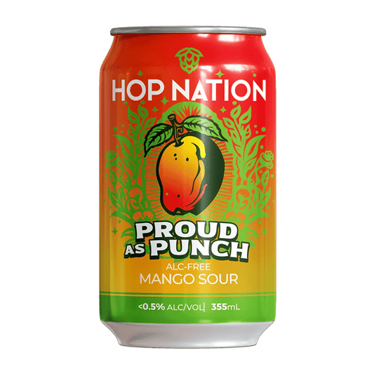 Hop Nation Proud As Punch Mango Sour 355mL | Hop Nation Brewing Co. | Craftzero