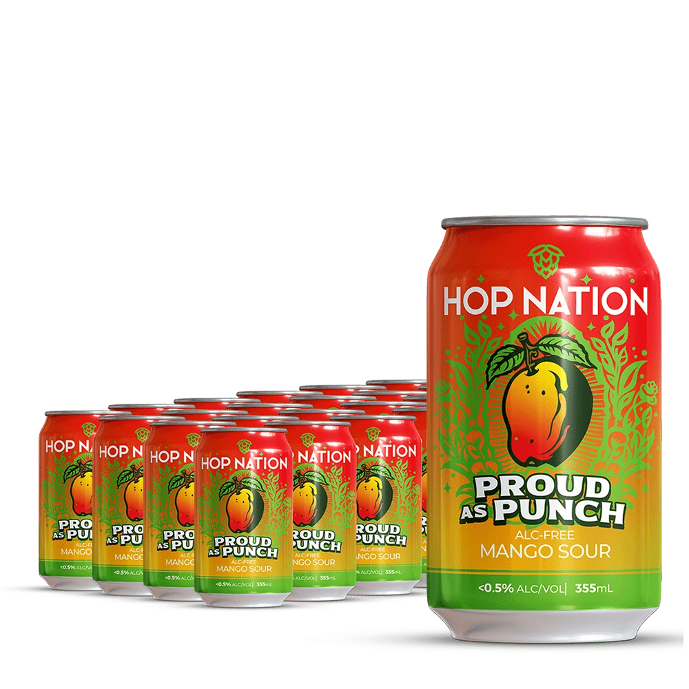 Hop Nation Proud As Punch Mango Sour 355mL | Hop Nation Brewing Co. | Craftzero