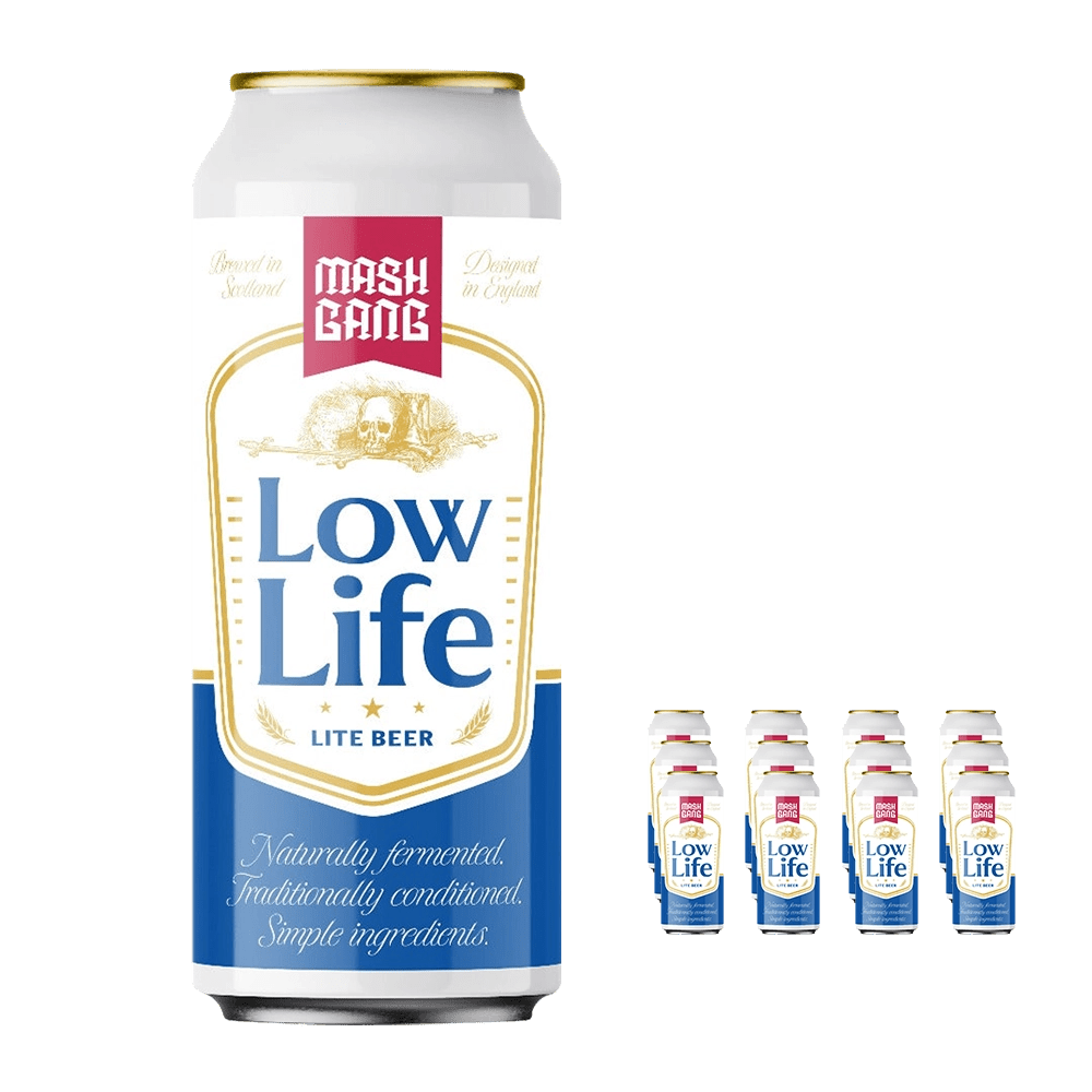 Mash Gang Low Life American Lite Lager 440mL | Mash Gang | Craftzero