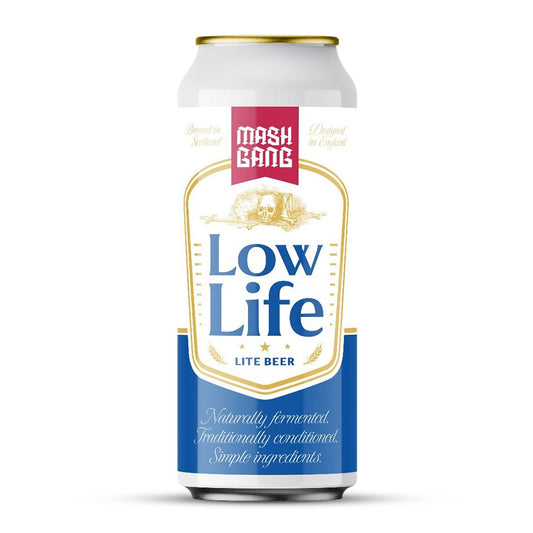 Mash Gang Low Life American Lite Lager 440mL | Mash Gang | Craftzero