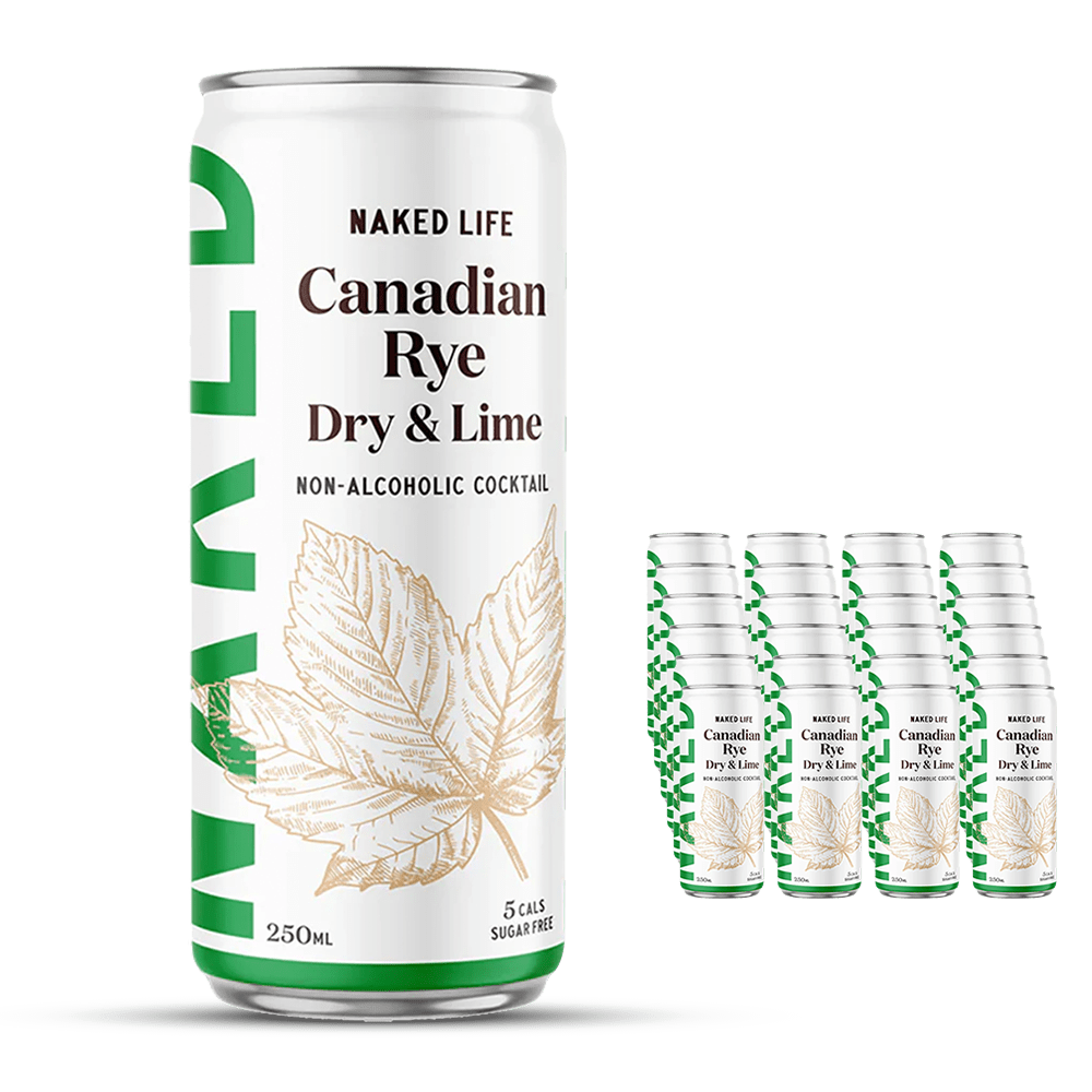 Naked Life Canadian Rye Spirit Dry & Lime RTD 250mL | Naked Life | Craftzero