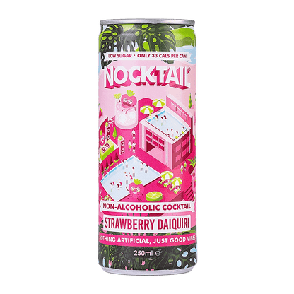 Nocktail Strawberry Daiquiri Premixed Mocktail 250mL | Nocktail | Craftzero