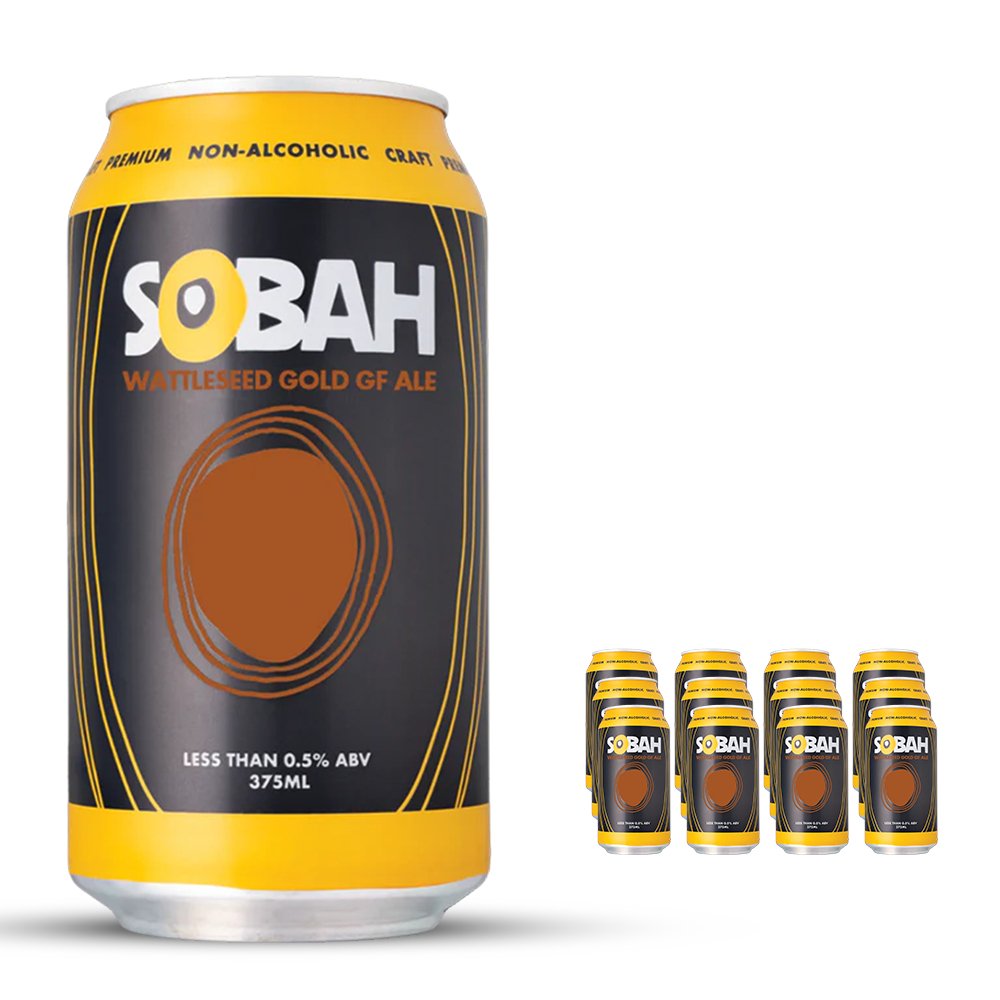 SOBAH Wattleseed Gold GF ALE 375mL | Sobah Beverages | Craftzero