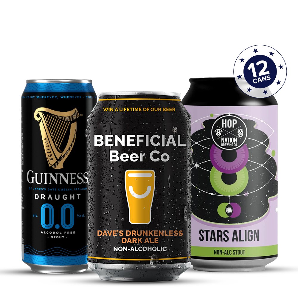 Stout Lovers' Selection - Beneficial, Hop Nation, Guinness 0.0 - Guinness - Craftzero